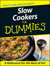 Imagen de portada para Slow Cookers For Dummies